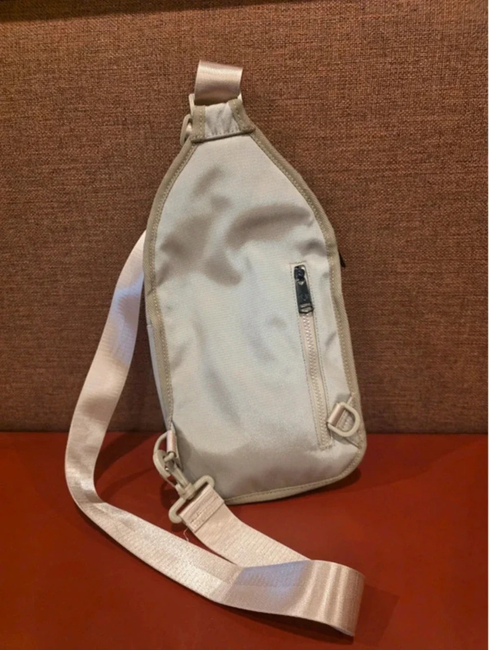 True Religion Crossbody Sling Bag Beige. new